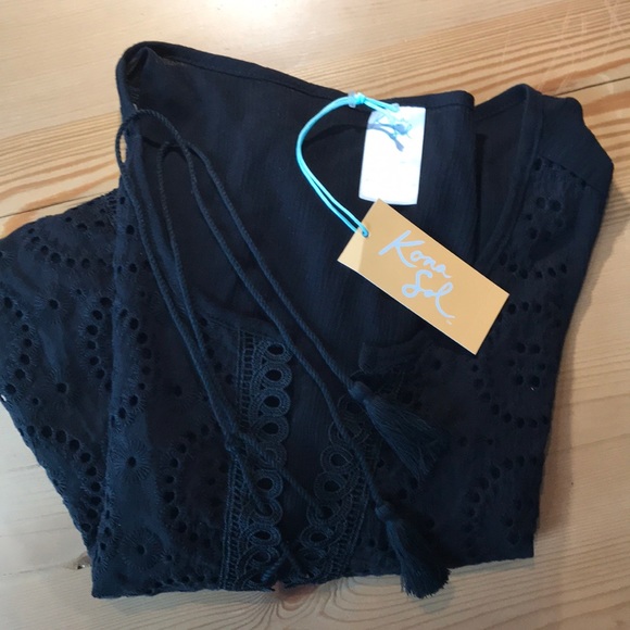 ** SOLD **Black coverup by Kona Sol - Picture 4 of 5